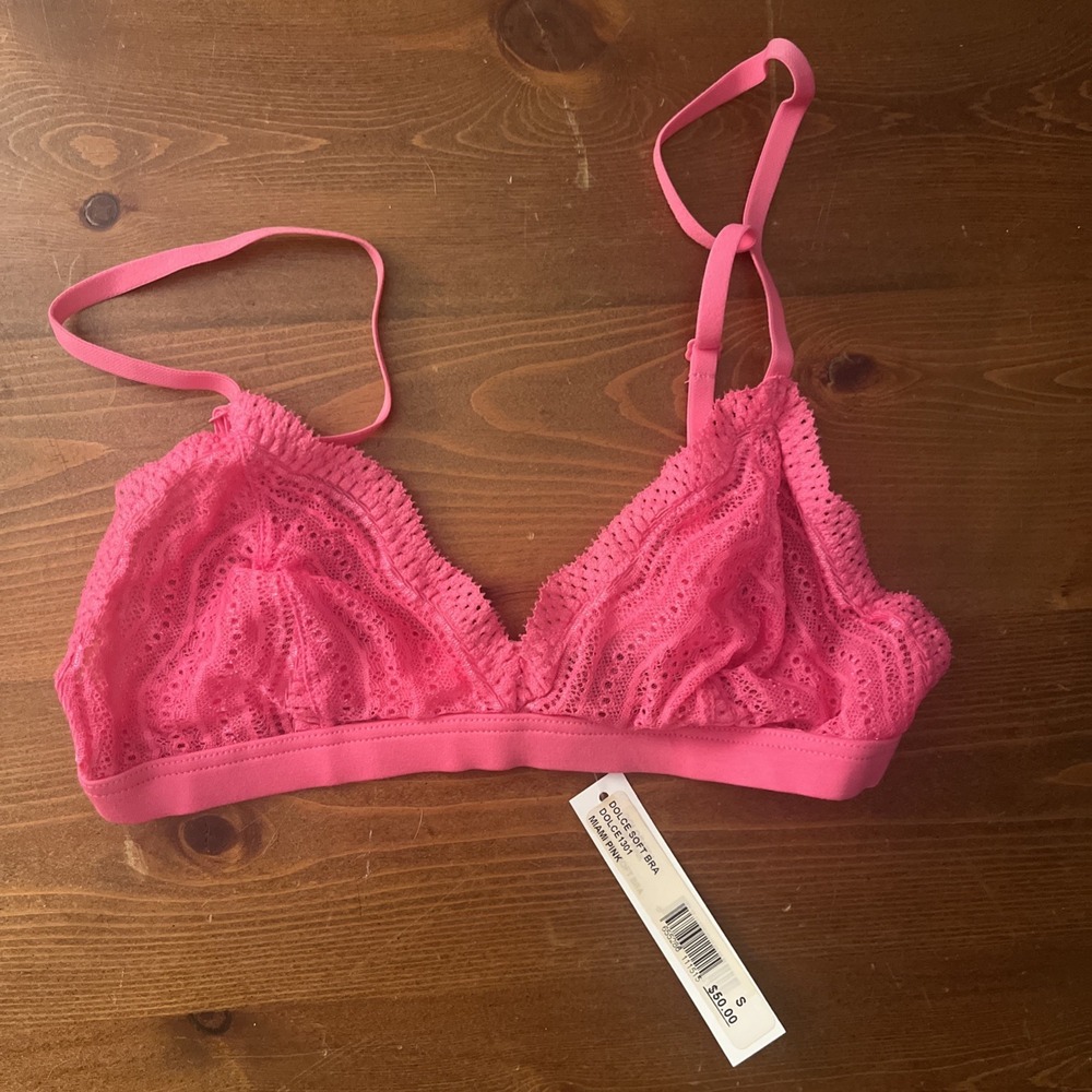 NWT COSABELLA Dolce Soft Bra Miami Pink Size Small‎